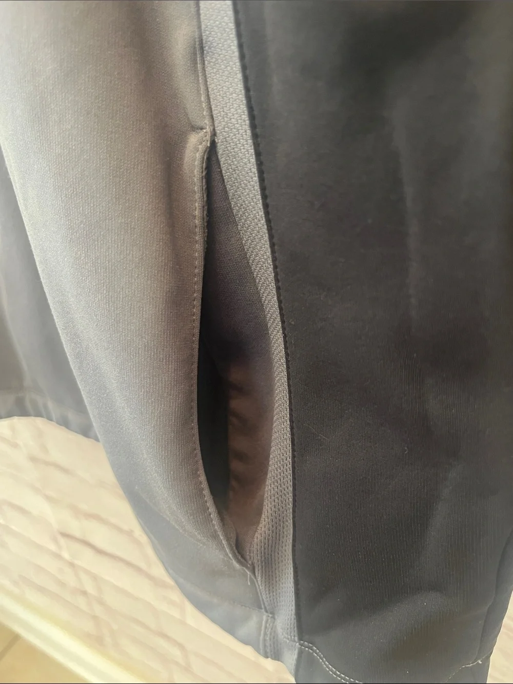 Nike Black and Gray Men’s Performance Quarter-Zip Jacket
